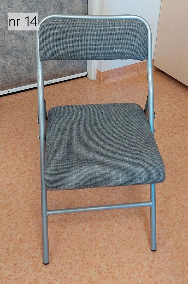 Krzesło składane szare